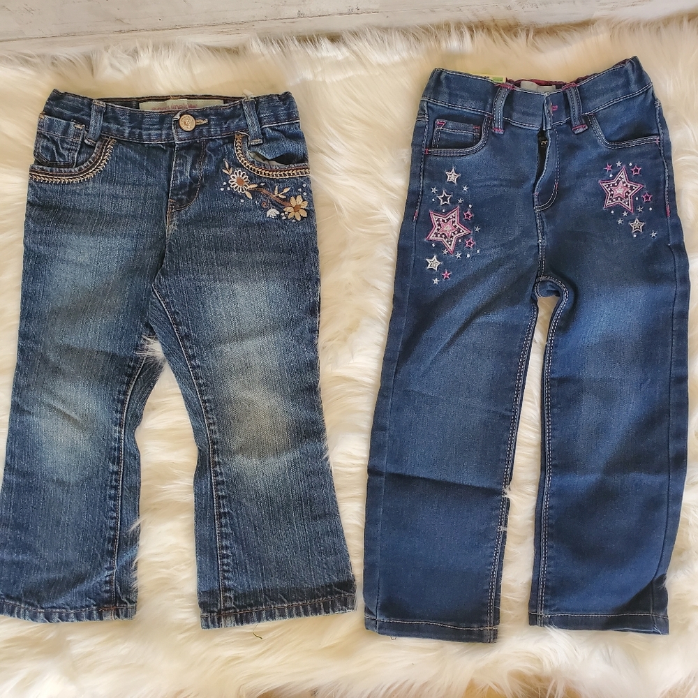 ☆3/$15☆ 3T - Lot of 2 - NWT - Girl's Jeans